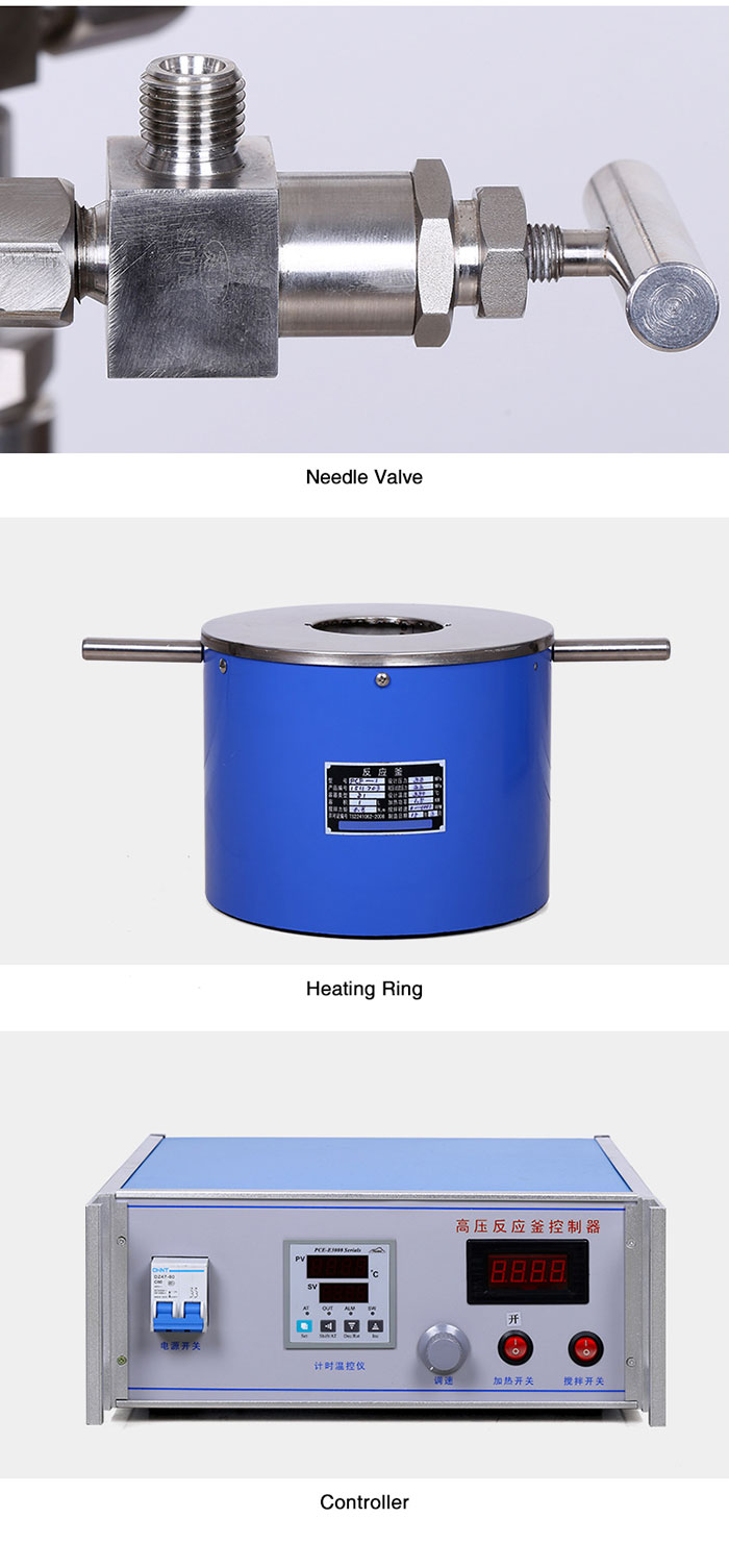 fcf lab scale high pressure reactor parts