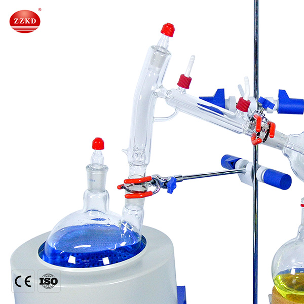 short path distillation kit glass parts