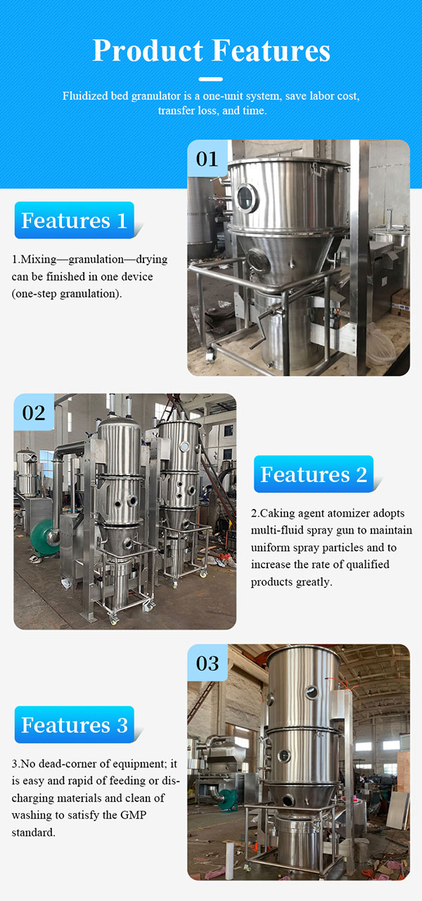 fluid bed spray granulator